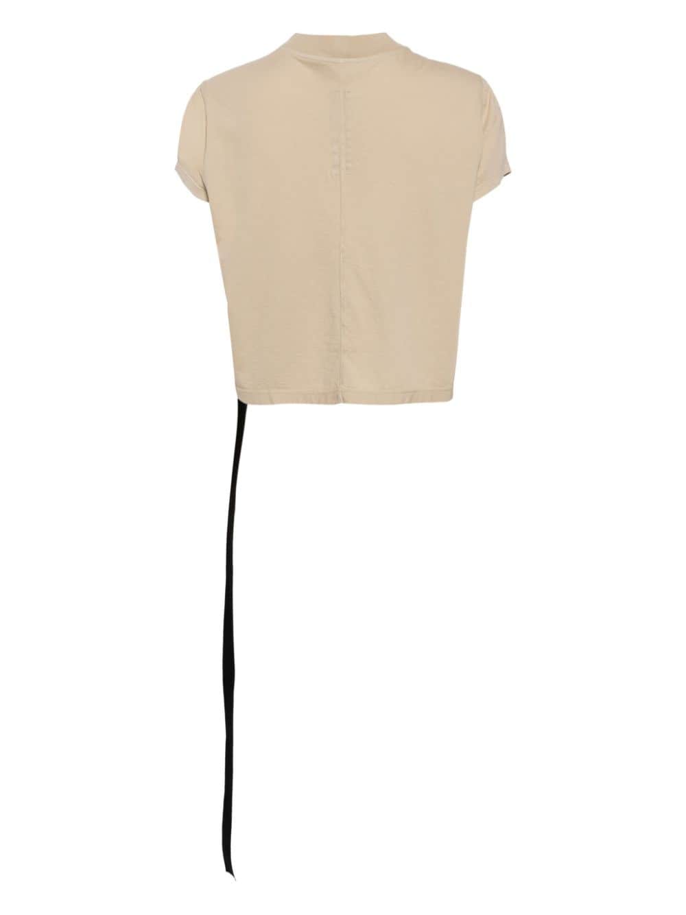 Shop Rick Owens Drkshdw Cropped Short-sleeve T-shirt In Neutrals