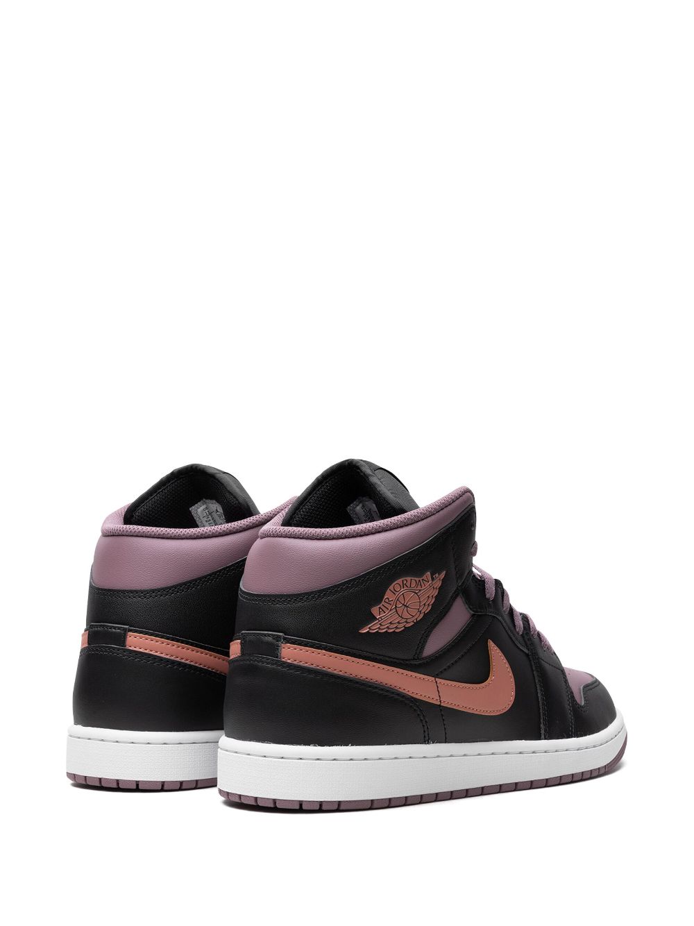 Shop Jordan Air  1 Mid Se "sky J Mauve" Sneakers In 黑色