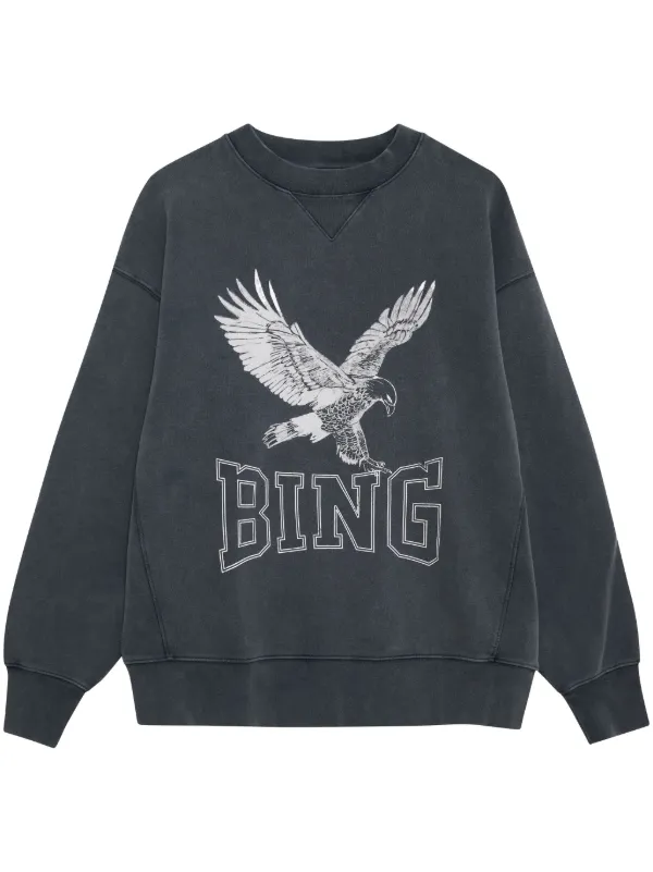 Anine bing vintage sweatshirt black best sale