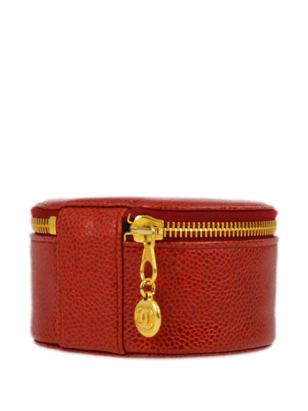 CHANEL Pre-Owned 1992 ココマーク ジュエリーケース | レッド