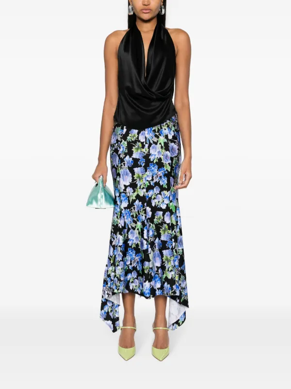Philosophy Di Lorenzo Serafini floral-print Midi Skirt