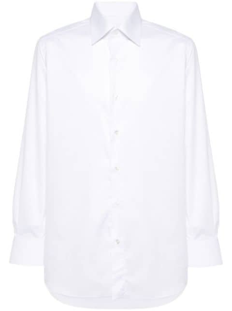 Brioni plain cotton shirt