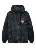 Anti Social Social Club Stacked Tie Dye hoodie - Black