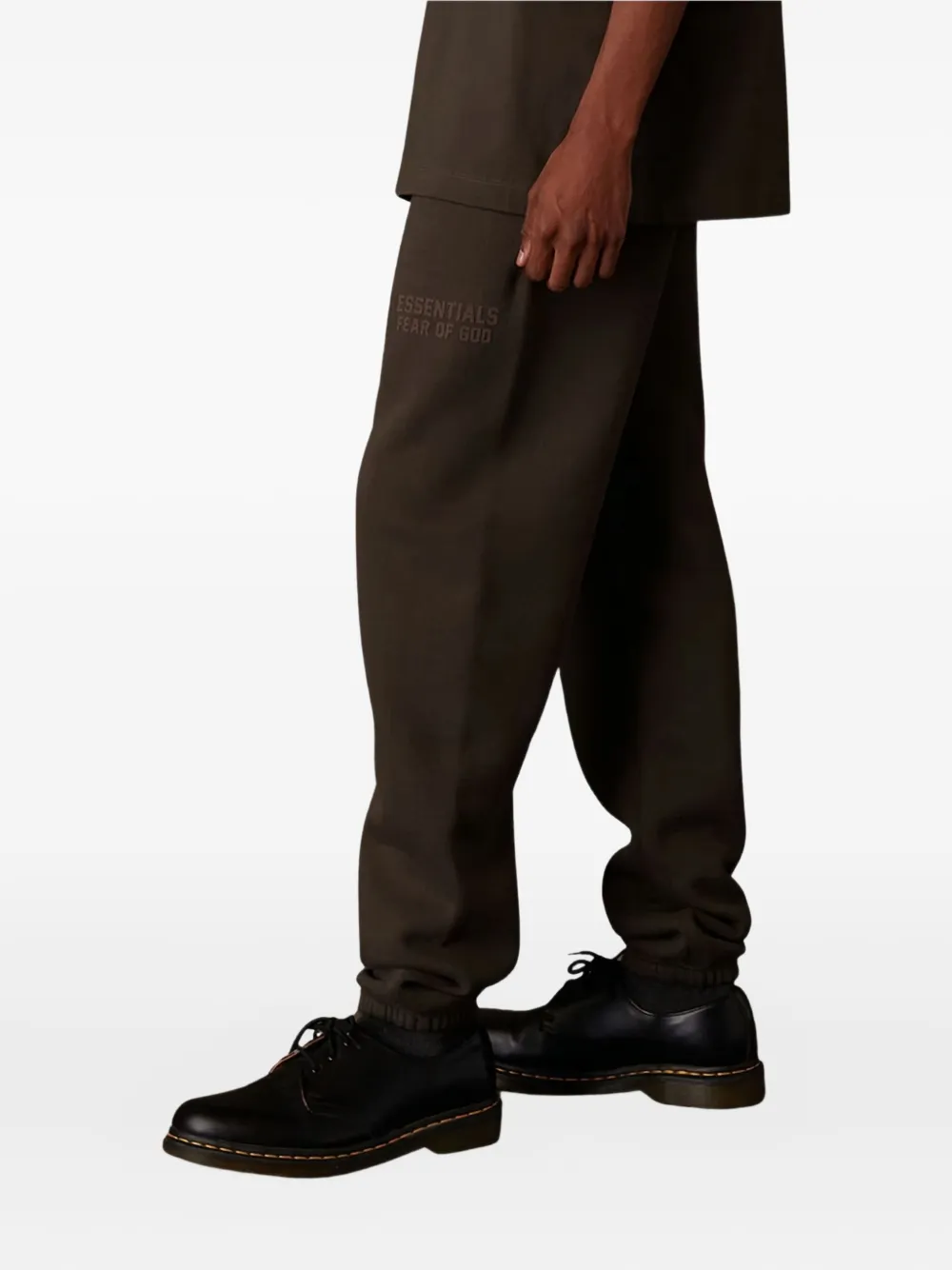 Fear Of God Drawstring-cuffed Sweatpants In Green