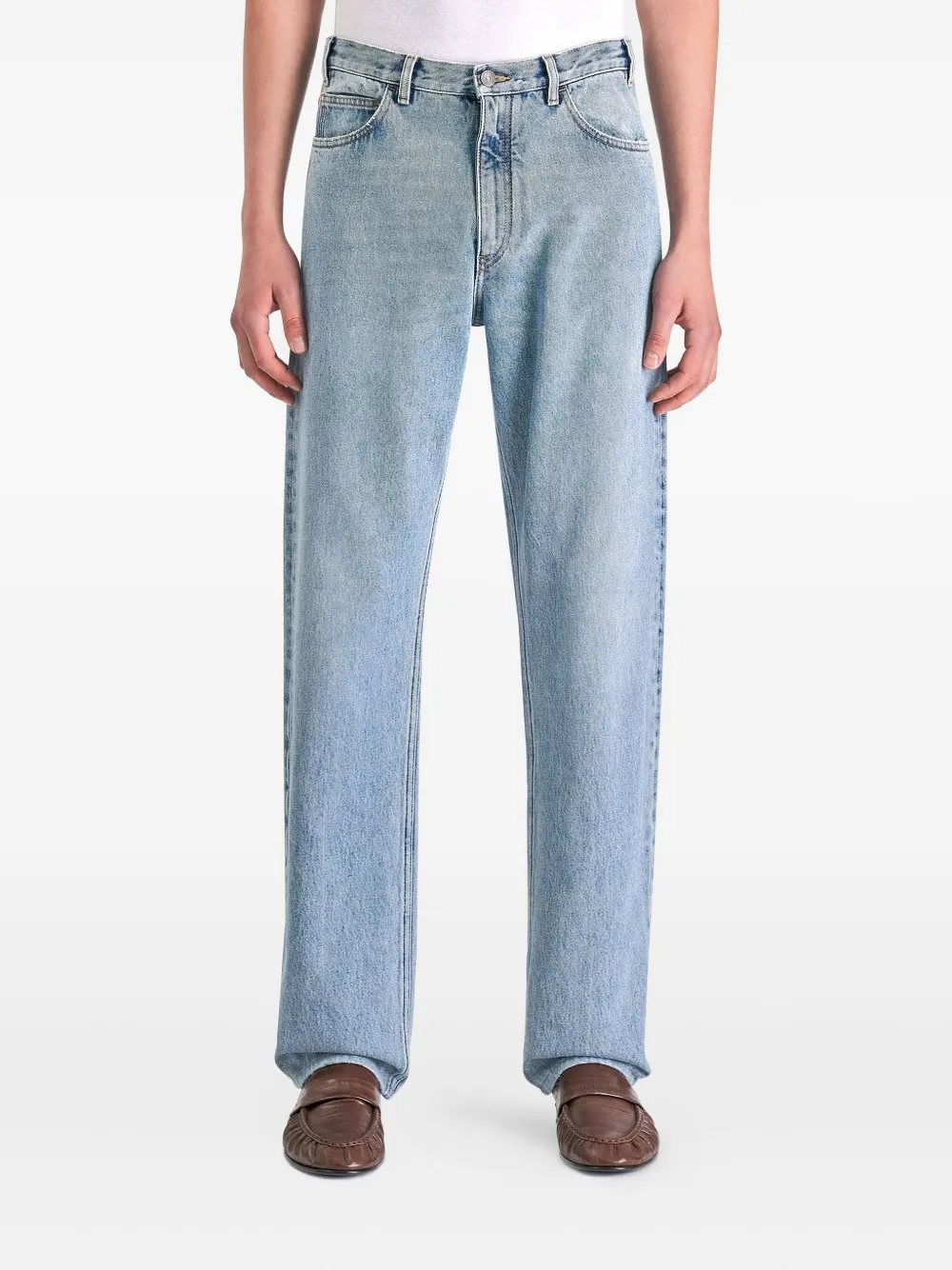The Row Fred Jeans In Blue