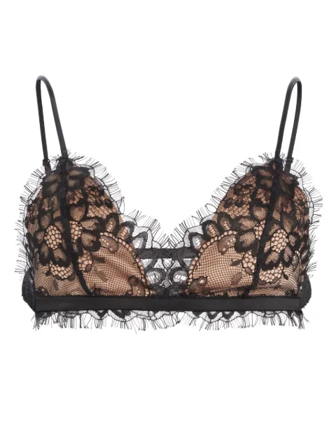 Retrofete Marna lace triangle bralette