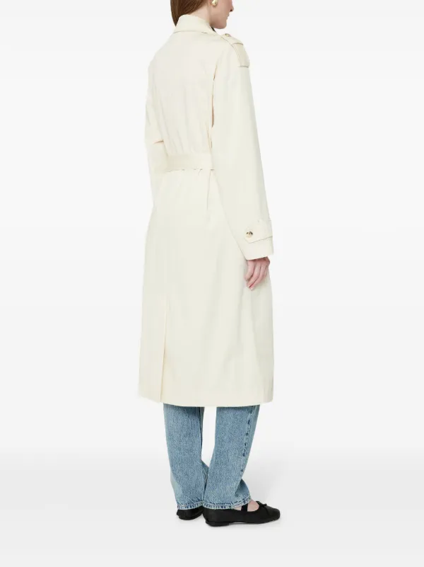 ANINE BING Layton button-detail Oversize Trench | Neutrals