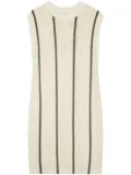 ANINE BING Lanie open-knit minidress - Neutrals