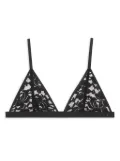 ANINE BING Eldra floral-lace bralette - Black