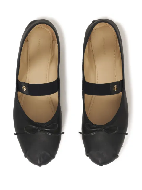 ANINE BING Jolie leather ballerina shoes A140214000 - 2