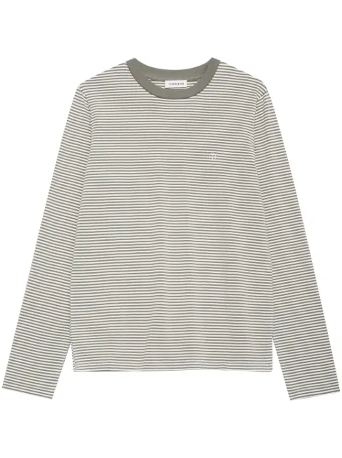 ANINE BING Rylan striped crew-neck T-shirt 