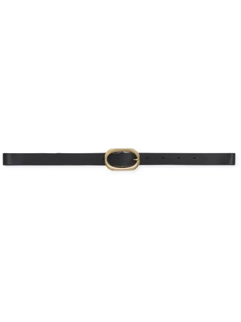ANINE BING small Signature Link leather belt