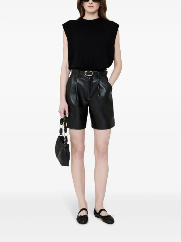 ANINE BING Small Signature Link Belt Belts Anine Bing Mini Signature Link Belt - Black A122186000  main image 4
