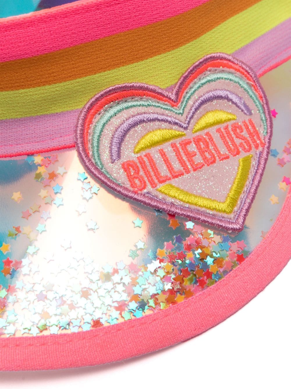 Shop Billieblush Logo-patch Visor Cap In 粉色