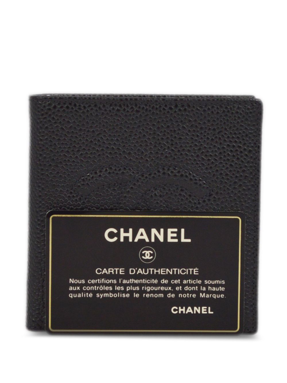 CHANEL 2000 CC stitch bi-fold wallet Women