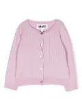 Molo Gabby ribbed cardigan - Purple