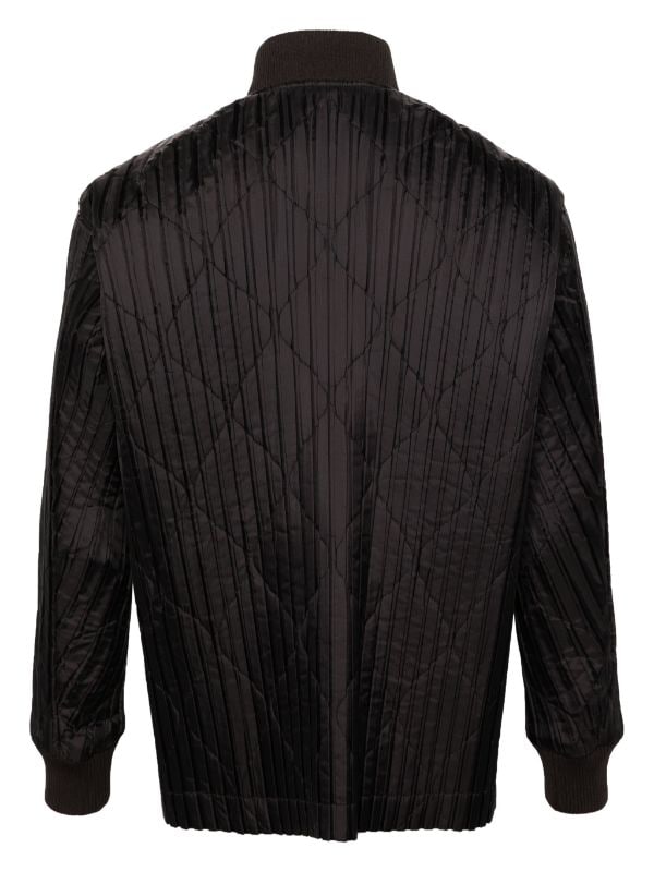 Homme Plissé Issey Miyake Padded Pleats ボンバージャケット - Farfetch