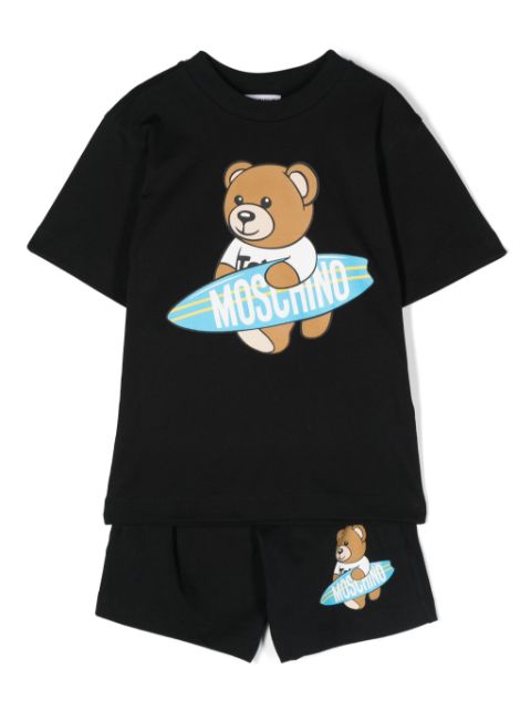 Moschino Kids Teddy Bear-print shorts set