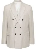 Eleventy double-breasted blazer - Grey