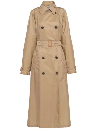 Prada Re-Nylon トレンチコート | ニュートラル | FARFETCH JP Prada Re-Nylon トレンチコート | ニュートラル | FARFETCH JP