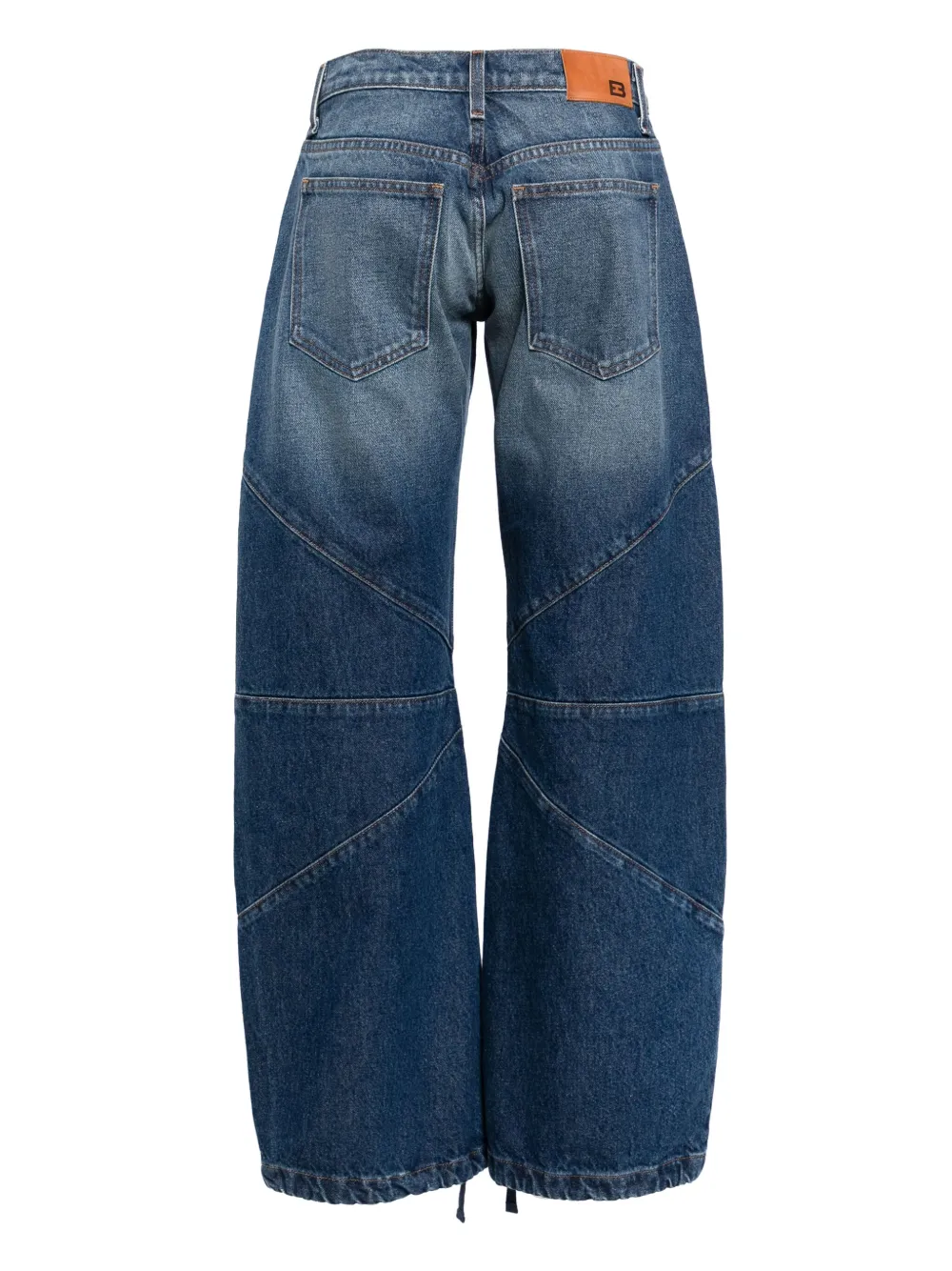 EB Denim Frederic jeans met wijde pijpen - Blauw