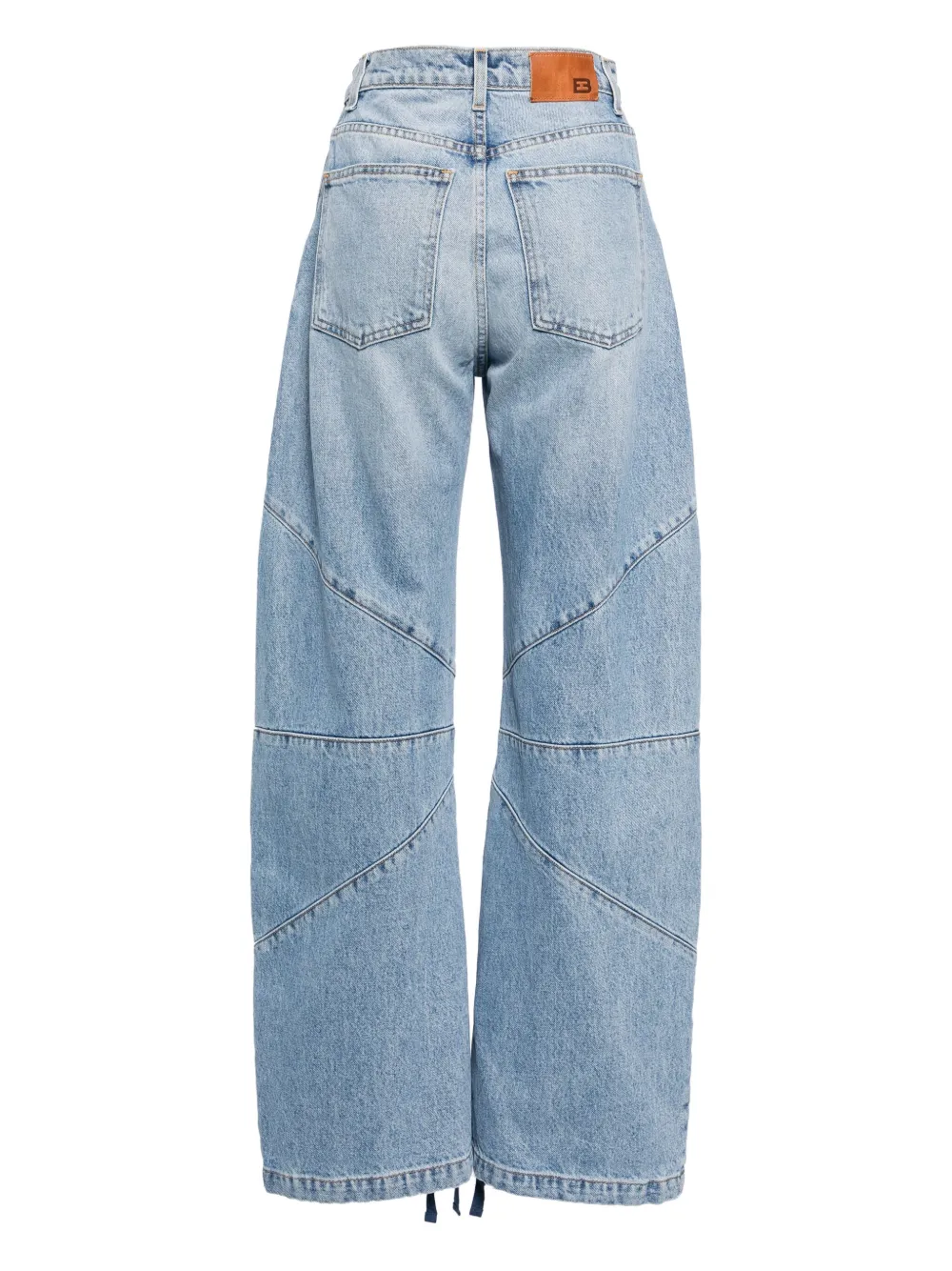 EB Denim Frederic jeans met wijde pijpen - Blauw