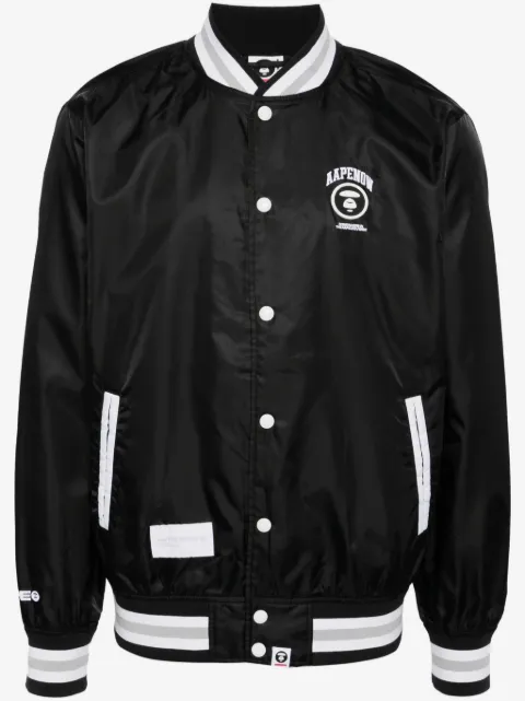 AAPE BY *A BATHING APE® stripe-trim bomber jacket