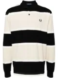 Fred Perry striped polo shirt - Black