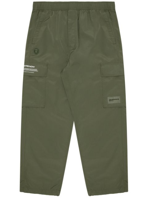 AAPE BY *A BATHING APE logo-print cargo trousers Men