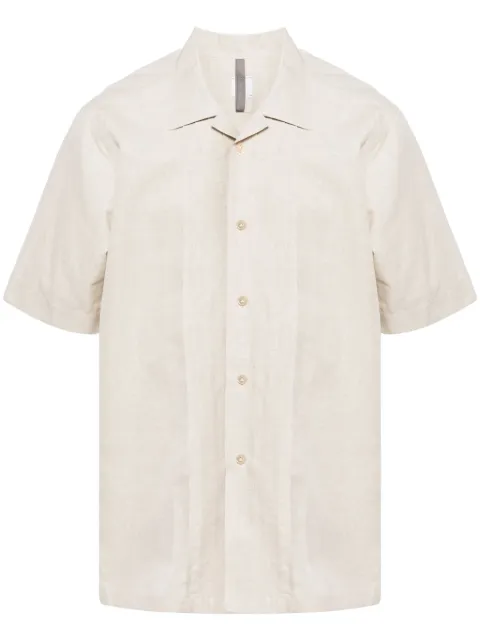 Eleventy camisa con cuello bowling