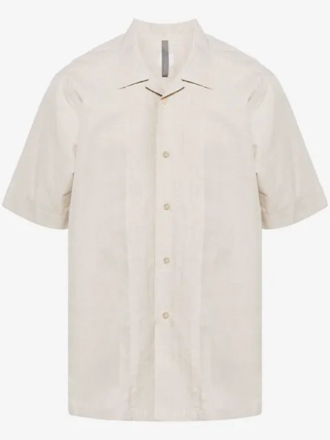 Eleventy camisa con cuello bowling