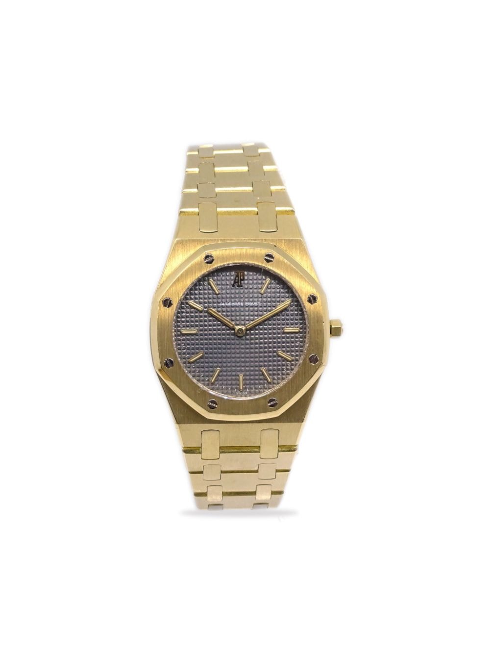 Pre-owned Audemars Piguet 1980-1990  Royal Oak 30mm In Grey