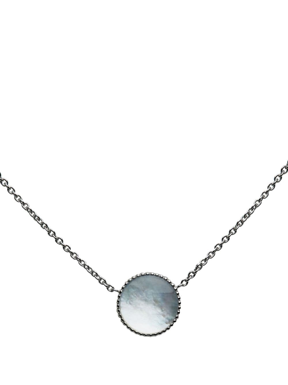 Christian Dior Pre-Owned Rose Devan pendant necklace - Zilver