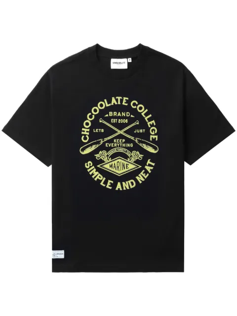 CHOCOOLATE graphic-print cotton T-shirt