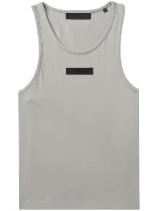 【美品タグ付】fear of god 5th メッシュ タンクトップ グレー S Fear of God タンクトップ グレー FEAR OF GOD ESSENTIALS タンク