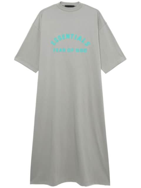 FEAR OF GOD ESSENTIALS logo-print T-shirt dress
