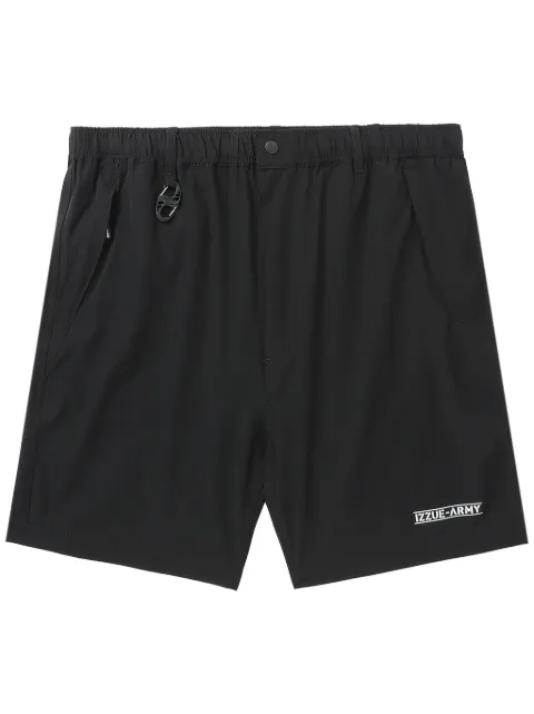 izzue shorts rectos con tiro medio