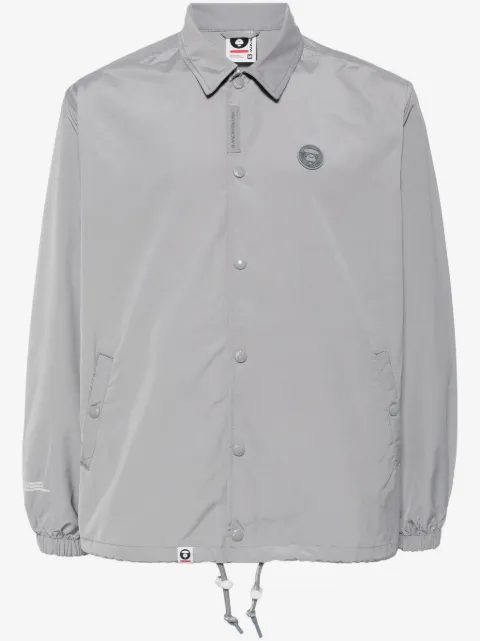 AAPE BY *A BATHING APE® logo-appliqué shirt jacket