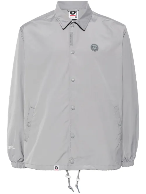 Surchemise à logo appliqué - AAPE BY *A BATHING APE® - Modalova