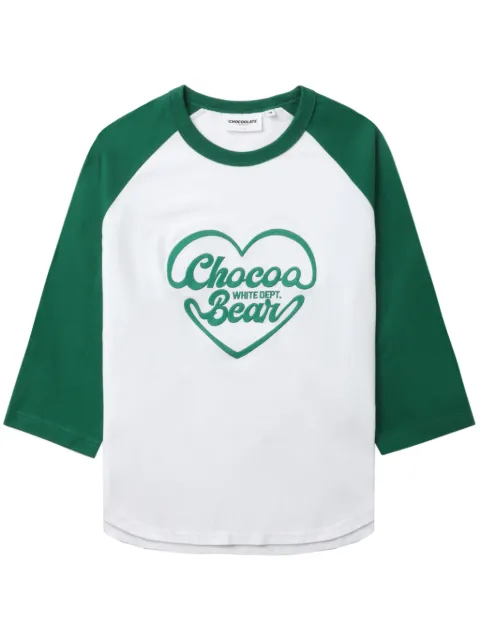 CHOCOOLATE logo-print cotton T-shirt