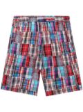 CHOCOOLATE plaid cotton shorts - Red