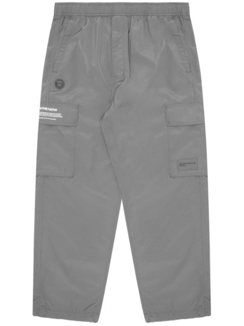 AAPE BY *A BATHING APE logo-print cargo trousers Men