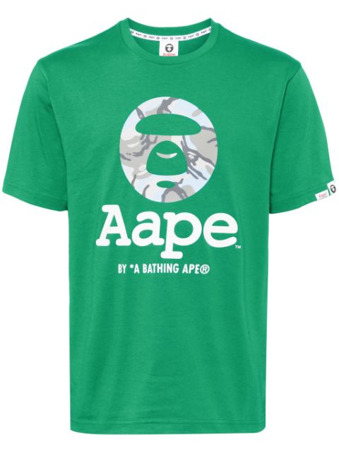 AAPE BY *A BATHING APE® Camo Moon Face cotton T-shirt