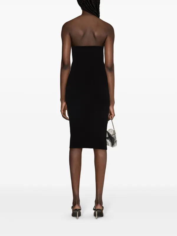 Coperni ribbed-knit Bustier Dress | Black | FARFETCH OM Coperni ribbed-knit Bustier Dress | Black | FARFETCH OM