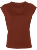 LEMAIRE sleeveless jersey T-shirt - Brown