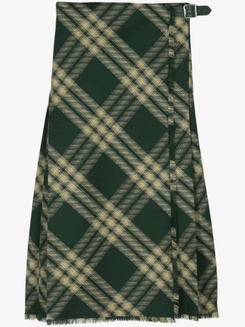 Burberry jupe à détails plissés