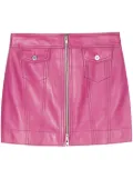 STAND STUDIO Kaelyn leather skirt - Pink