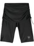 adidas by Stella McCartney roll-top cycling shorts - Black