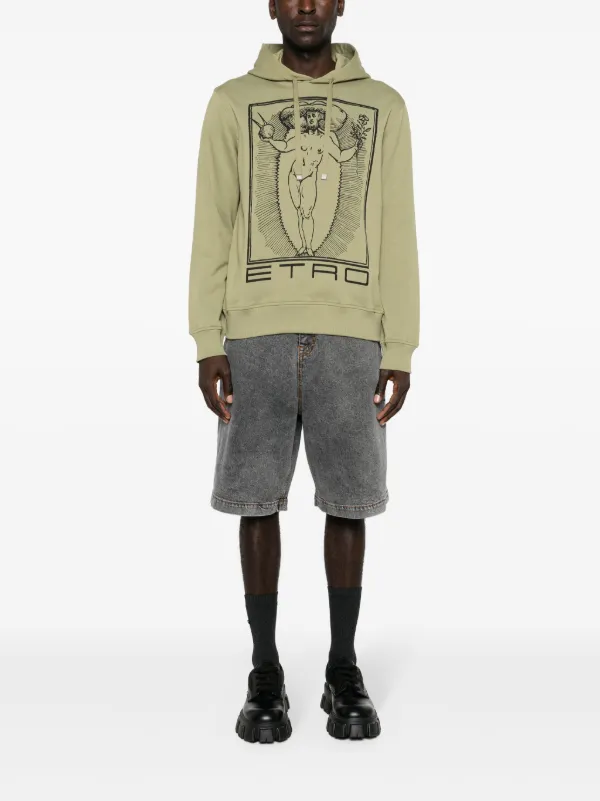 ETRO ショートパンツ ETRO Pegaso デニムショートパンツ | グレー | FARFETCH JP