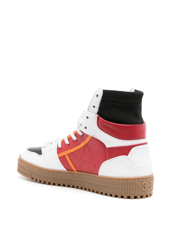 新作【Off-White】ハイトップスニーカー 3.0 Off Court Leather 23AW NEW】Off-White/3.0 Off Court ハイトップスニーカー/3色